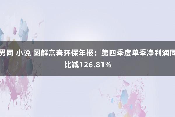 男同 小说 图解富春环保年报：第四季度单季净利润同比减126.81%
